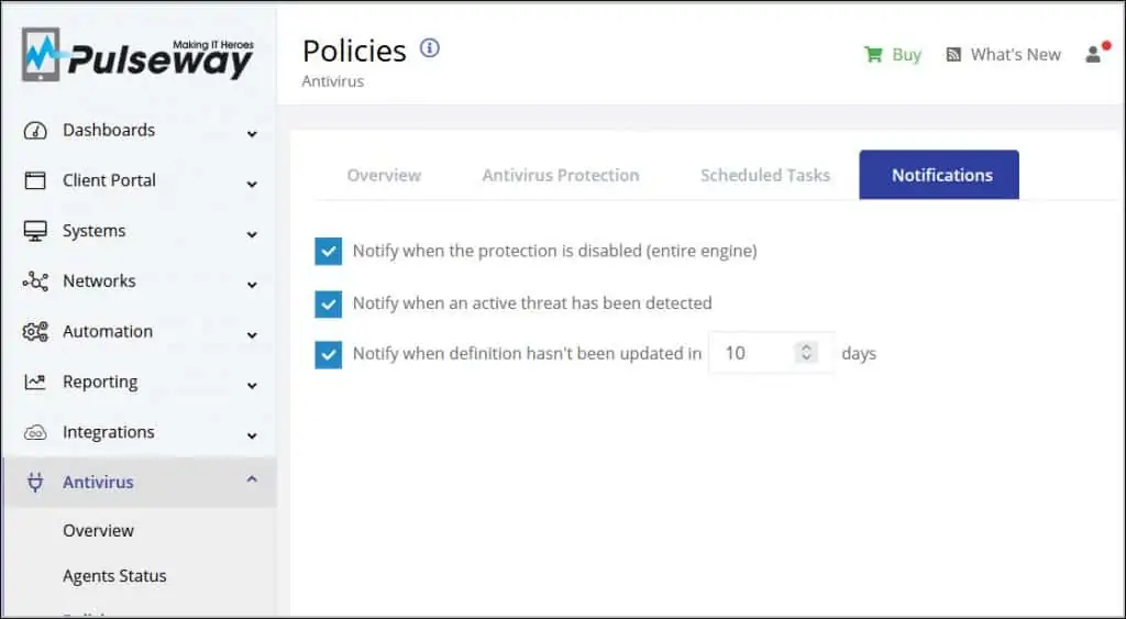 Pulseway - The Complete Endpoint Management Platform 12 Pulseway Antivirus Notifications