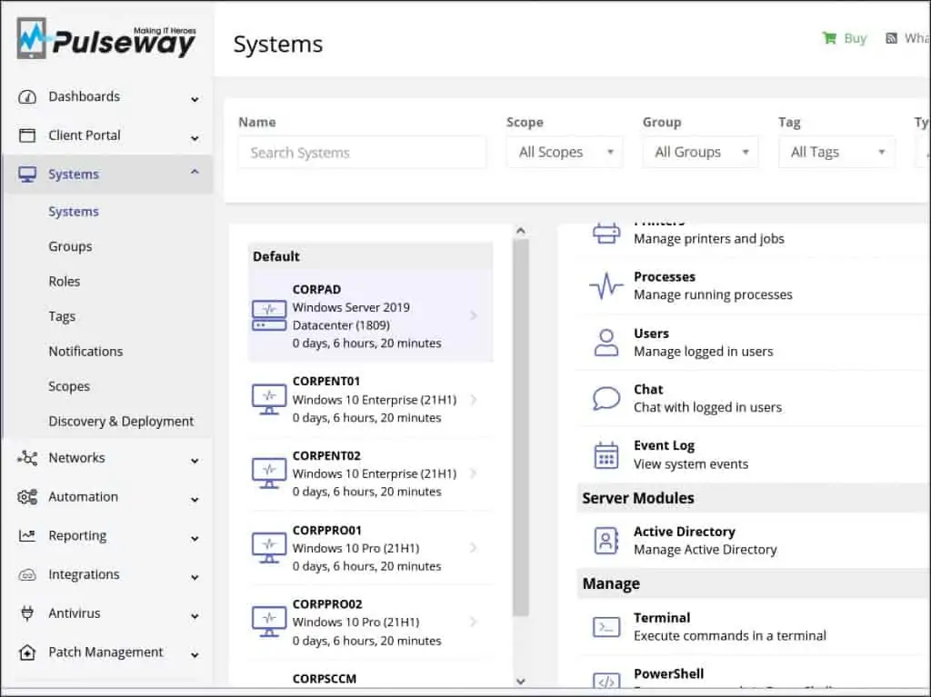 Pulseway - The Complete Endpoint Management Platform 3 Asset Details
