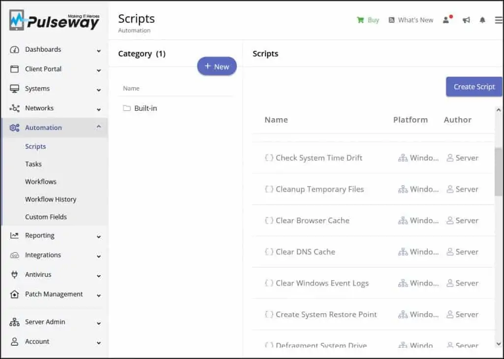 Pulseway - The Complete Endpoint Management Platform 4 Deploy Scripts