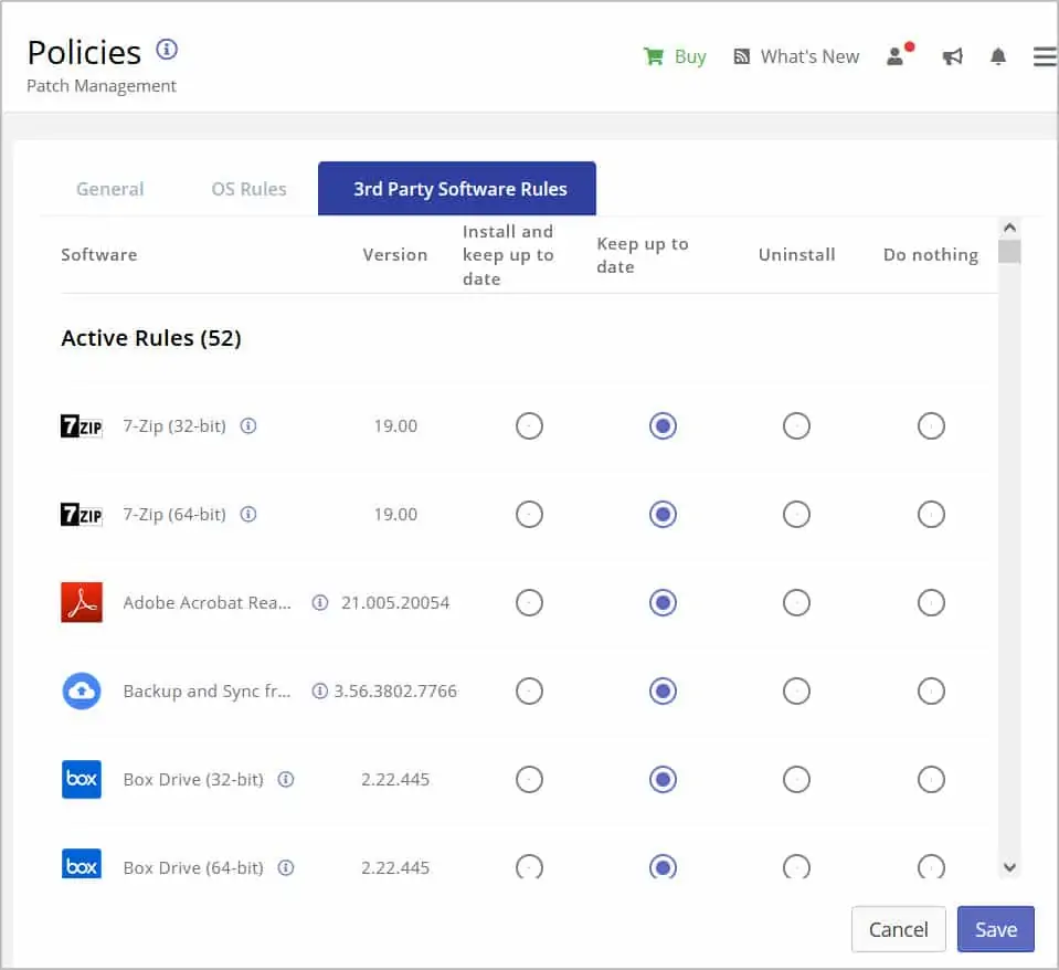 Pulseway - The Complete Endpoint Management Platform 9 Pulseway Patch Management third-party software rules