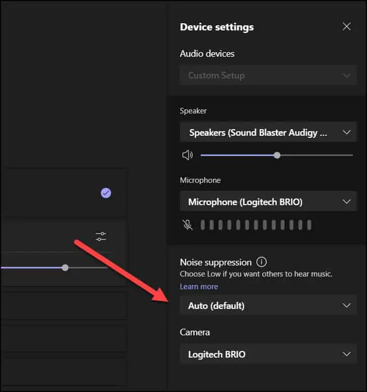 Reduce Background Noise in Microsoft Teams 3 Reduce Background Noise in Microsoft Teams