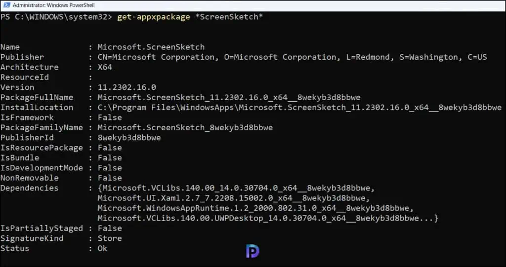 Remove or Uninstall Snipping Tool from Windows 10 / 11 6 Remove Snipping Tool using PowerShell