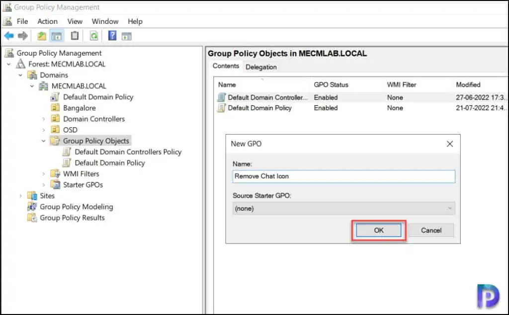 How to Remove the Chat Icon using Group Policy (GPO) 2 Remove the Chat Icon using Group Policy