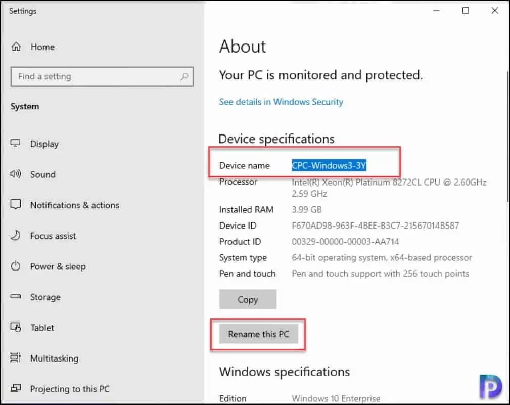 2 Best Ways to Rename Windows 365 Cloud PC 5 Rename Windows 365 Cloud PC from Windows Settings