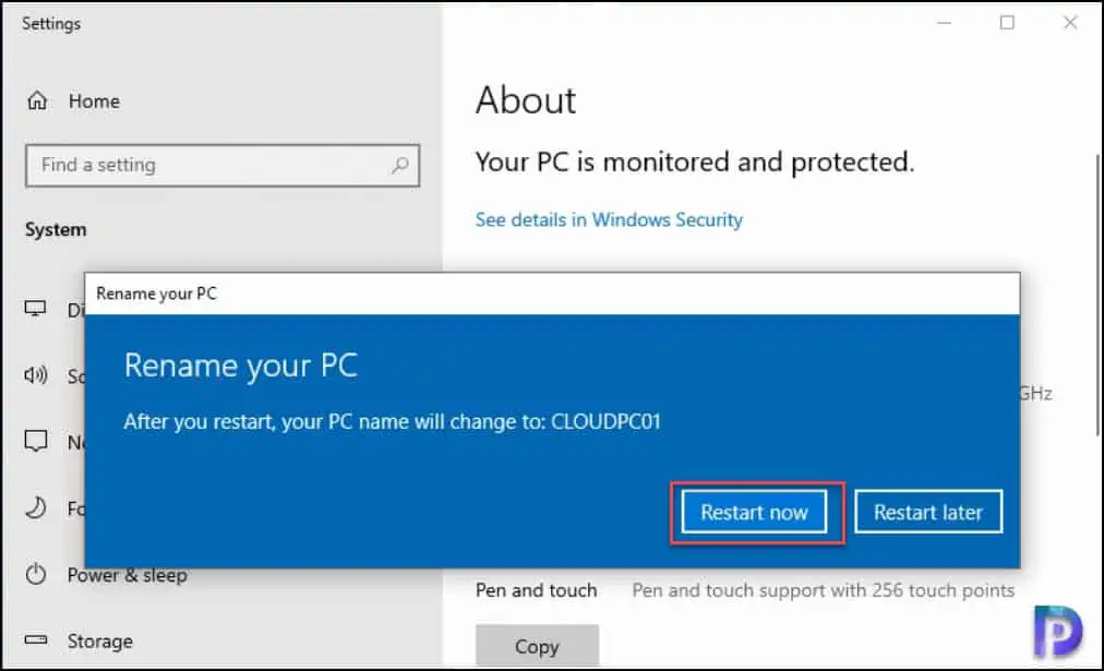 2 Best Ways to Rename Windows 365 Cloud PC 7 Rename Windows 365 Cloud PC from Windows Settings