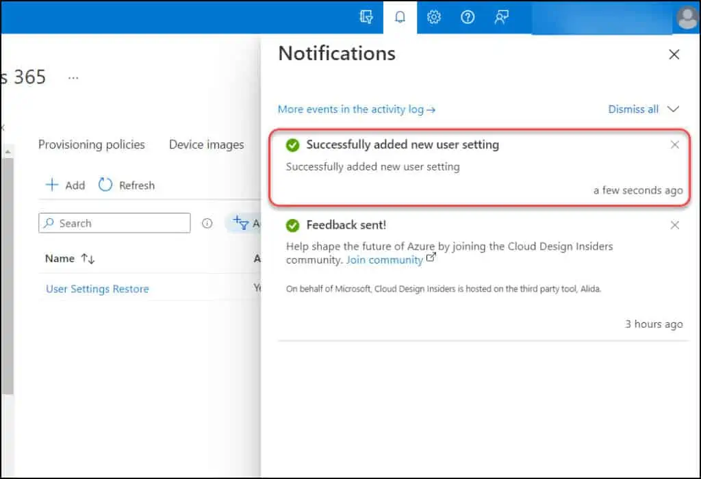 Restore Windows 365 Cloud PC | New Point-In-Time Restore 5 User Settings - Cloud PC Restore