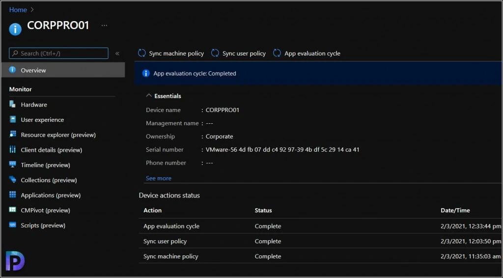 How to Run Device Actions from MEM Admin Center 13 Run Device Actions from MEM Admin Center