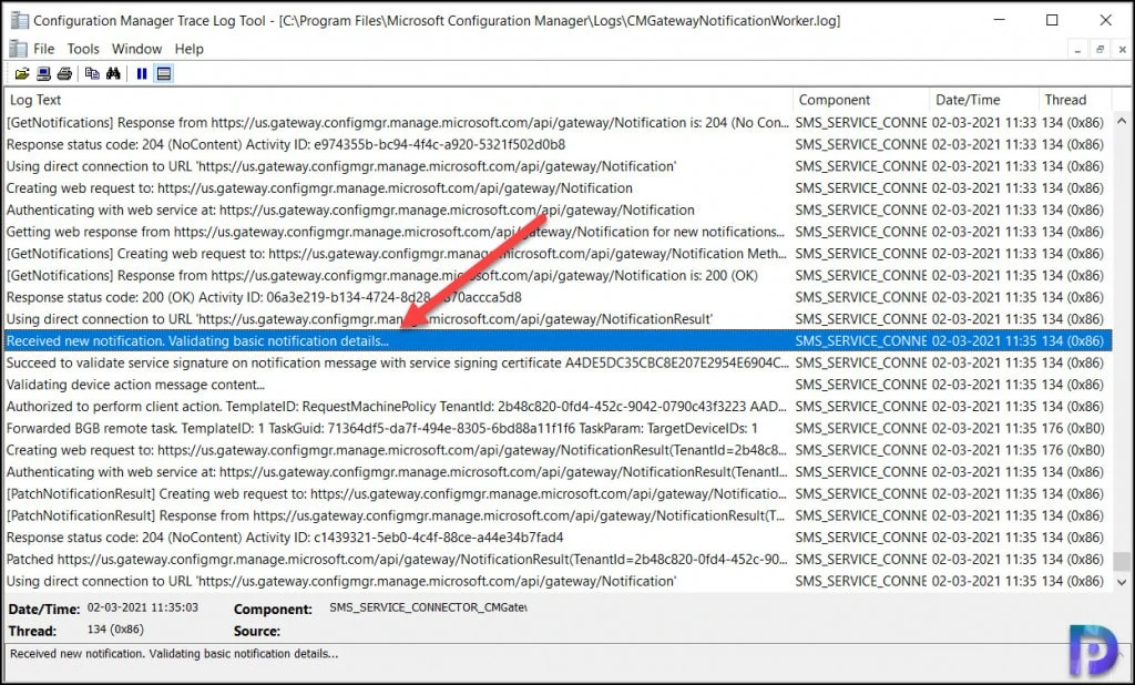 How to Run Device Actions from MEM Admin Center 4 CMGatewayNotificationWorker to monitor the sync progress