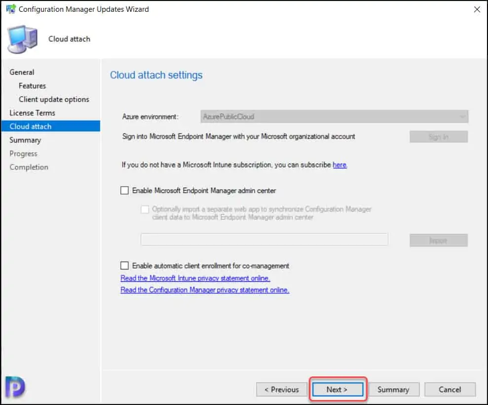 SCCM 2111 Upgrade Step-by-Step Guide 13 SCCM 2111 Upgrade- Cloud Attach Settings