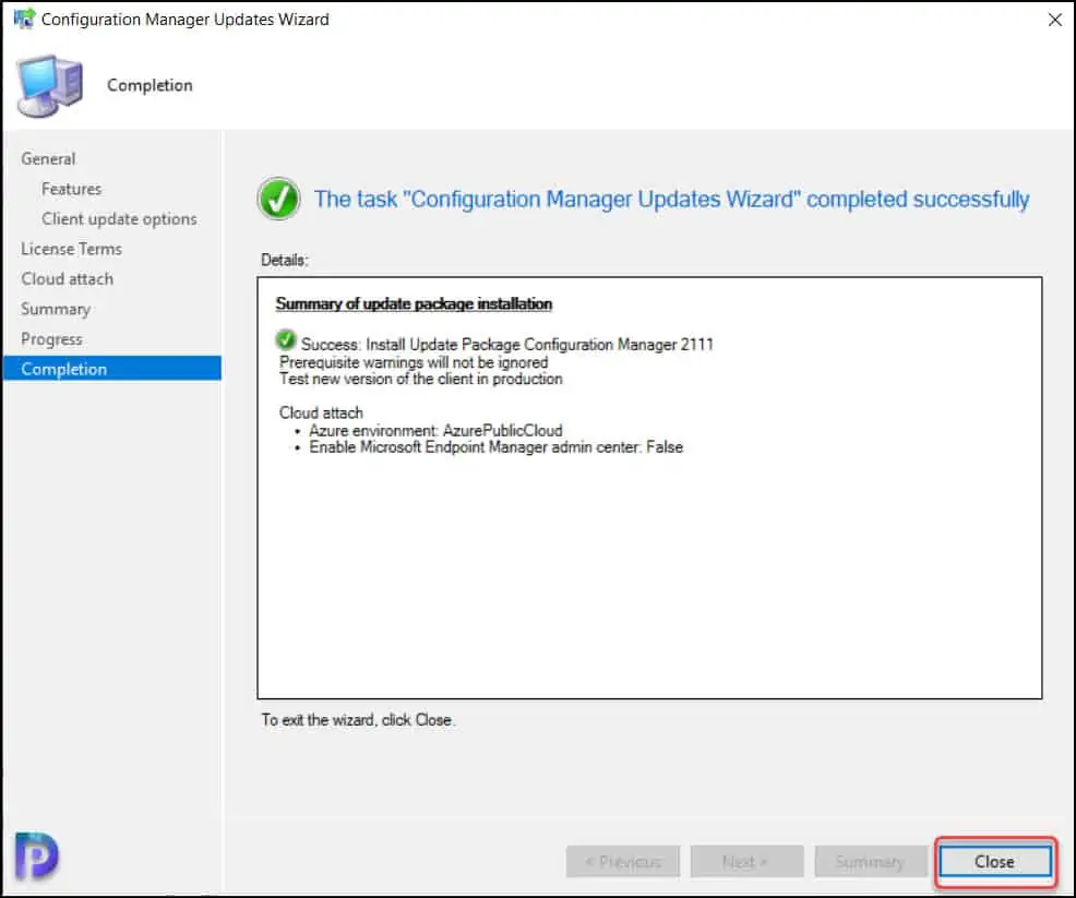 SCCM 2111 Upgrade Step-by-Step Guide 15 Install SCCM 2111 Update