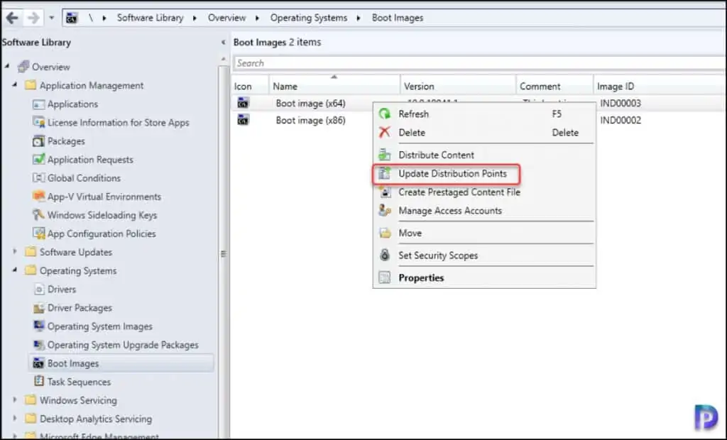 SCCM 2111 Upgrade Step-by-Step Guide 21 SCCM 2111 Upgrade - Update Boot Images