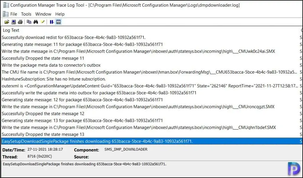 SCCM 2111 Upgrade Step-by-Step Guide 3 ConfigMgr 2111 Update Download DMPDownloader.log