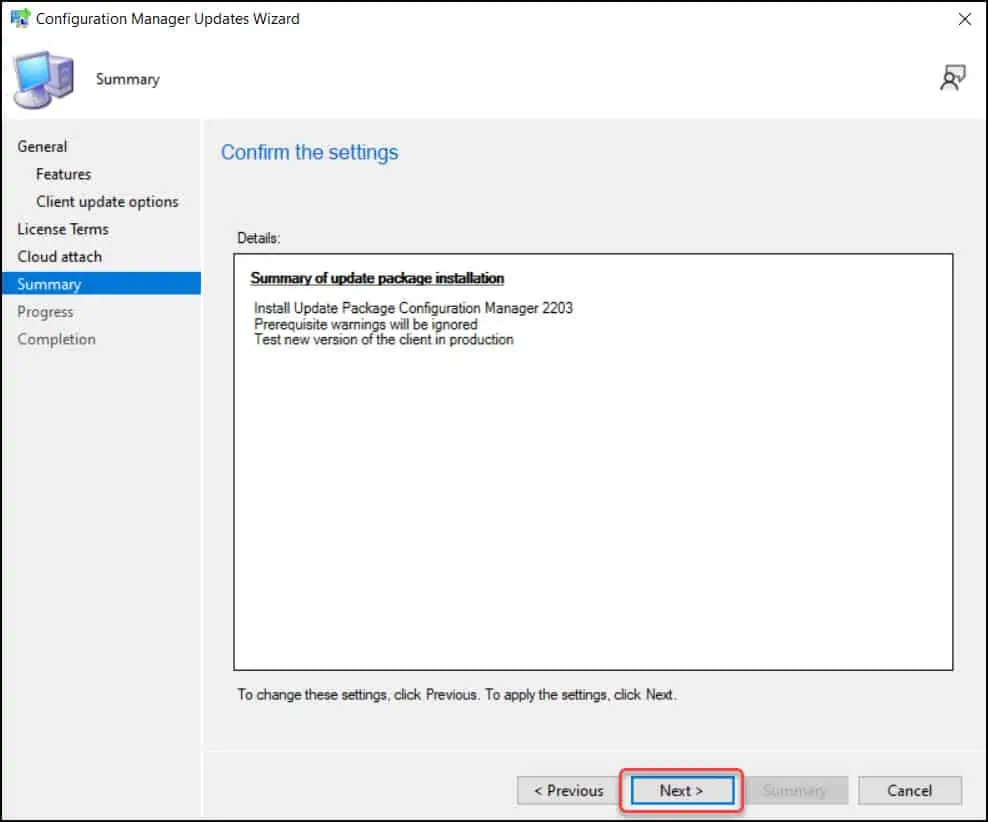 Complete SCCM 2203 Upgrade Guide 14 Install SCCM 2203 Update