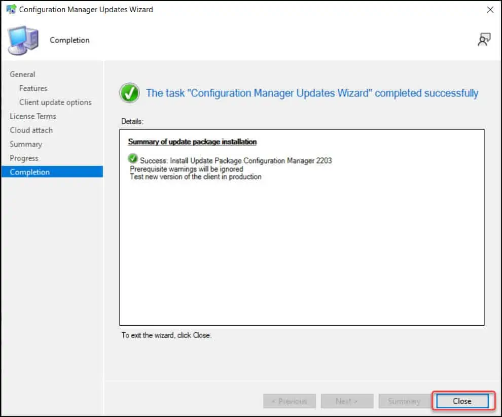 Complete SCCM 2203 Upgrade Guide 15 Install SCCM 2203 Update