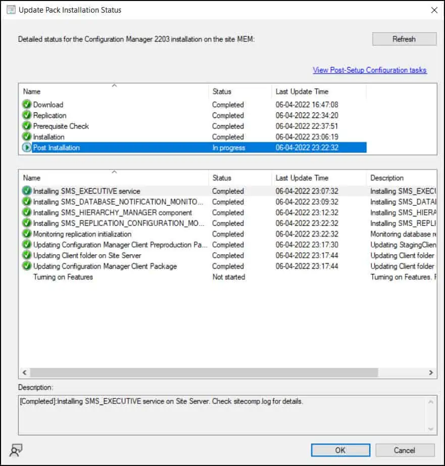 Complete SCCM 2203 Upgrade Guide 16 Monitor the ConfigMgr 2203 Upgrade Process