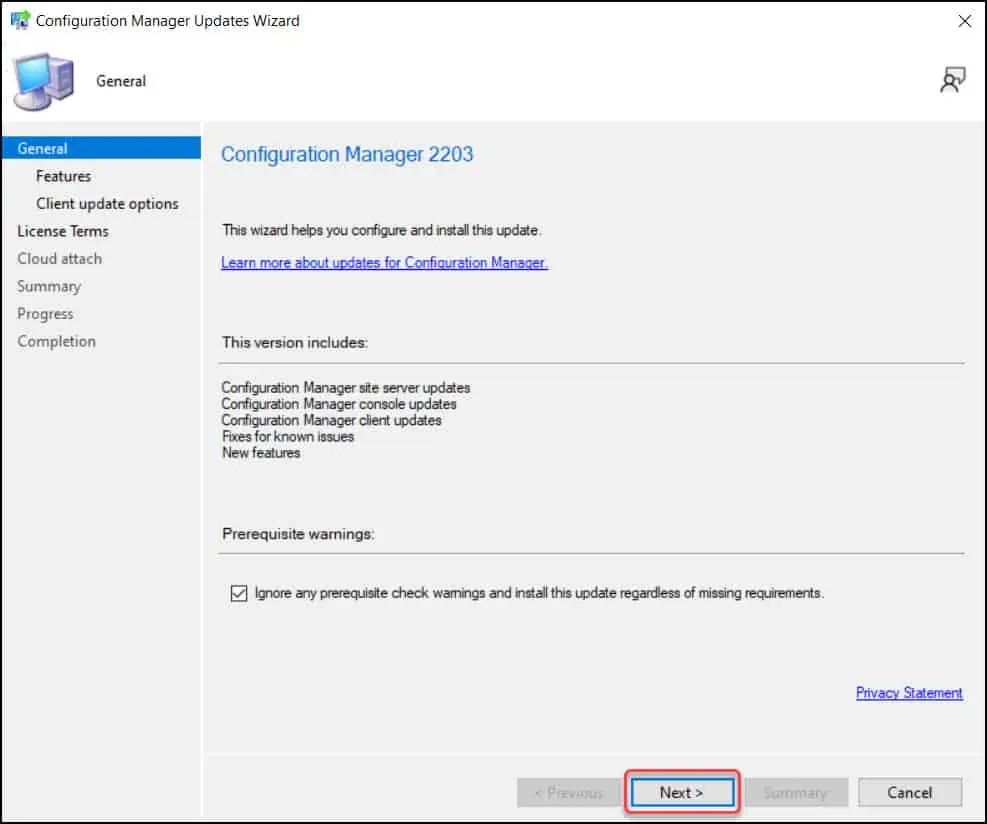 Complete SCCM 2203 Upgrade Guide 9 SCCM 2203 Upgrade