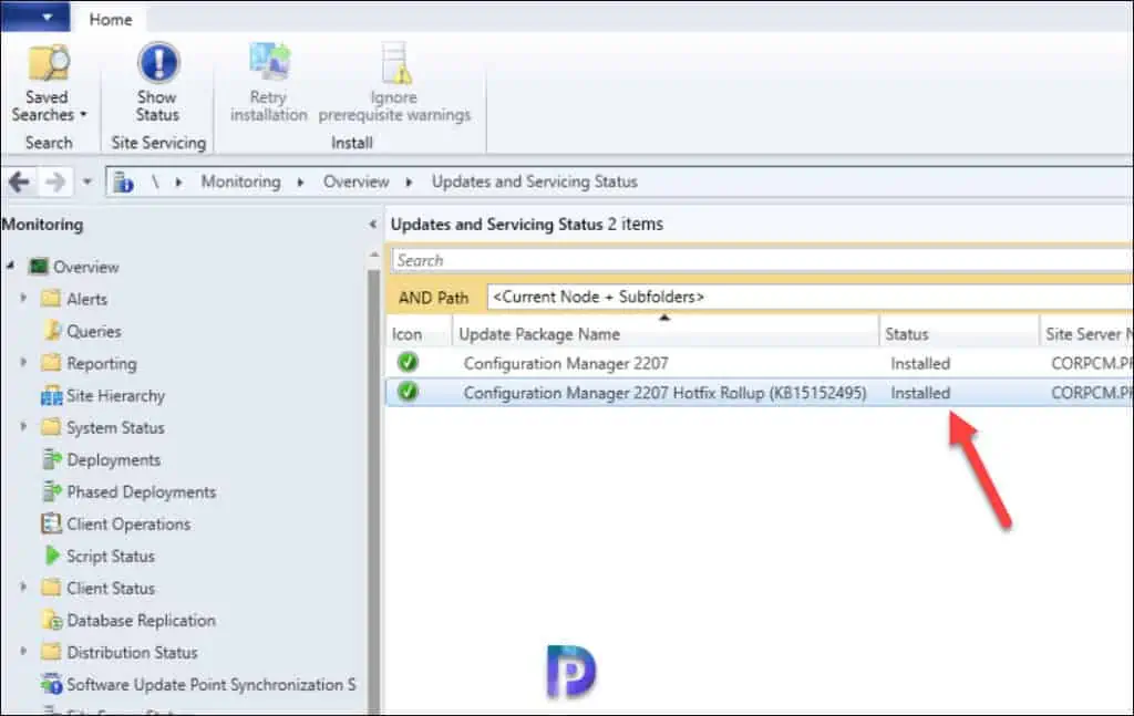 New SCCM 2207 KB15152495 Hotfix Update Rollup and Fixes 9 Verify the KB15152495 Installation on SCCM Server