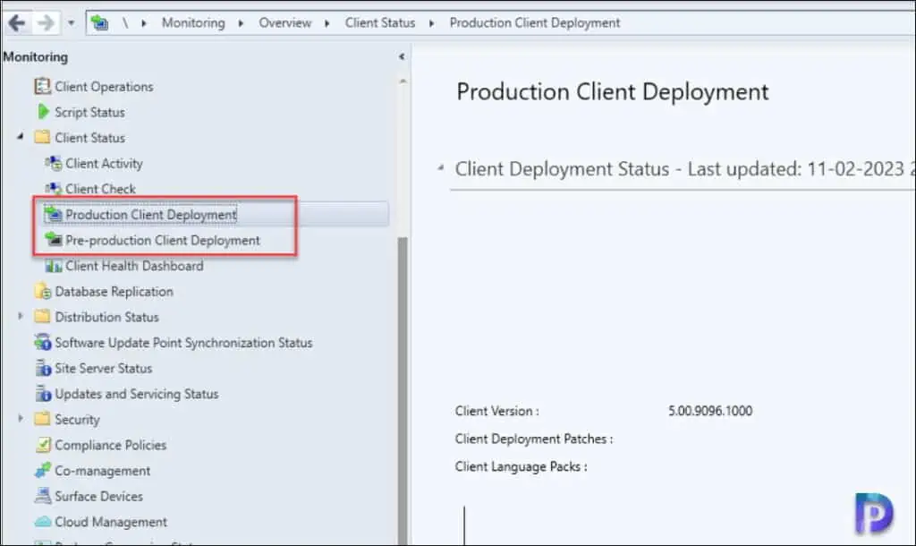 SCCM Client Upgrade Options | Perform Automatic Client Upgrade 5 Monitor Automatic Client Upgrade Failures in ConfigMgr