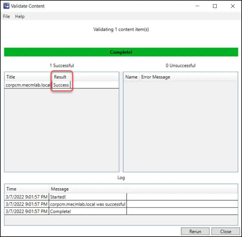 SCCM Content Distribution Monitor by Right Click Tools RCT 14 Validate Content on Distribution Point with Right Click Tools