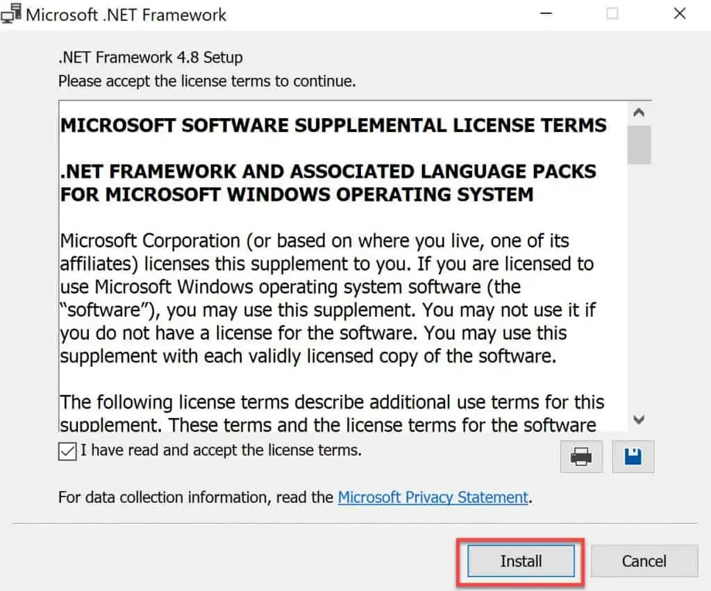 Fix SCCM Dot NET Prerequisite Check Warning 2 Fix SCCM Dot NET 4.8 Prerequisite Warning