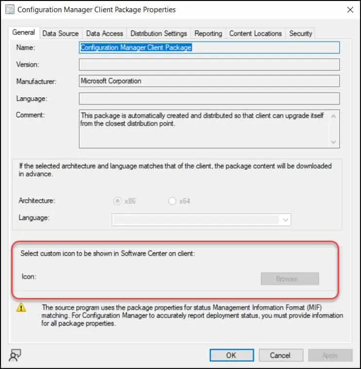 Set Icon for Task Sequences and Packages 5 SCCM Software Center Icon for Packages Grayed Out