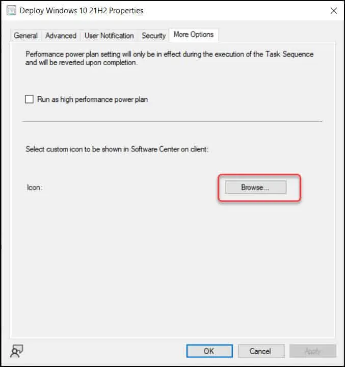 Set Icon for Task Sequences and Packages 7 Set Icon for SCCM Task Sequence