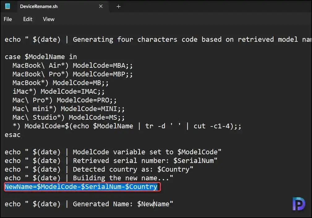 Set MacOS Device Name to Serial Number using Intune 2 Device Rename Script for macOS