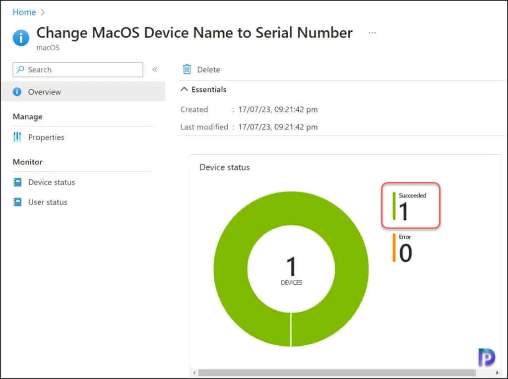 Set MacOS Device Name to Serial Number using Intune 9 Monitor the Device Name Change in Intune