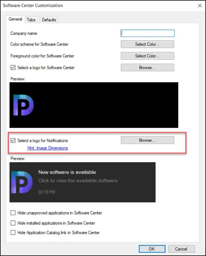 How to Set up Software Center Notification Logo in SCCM 4 Set up Software Center Notification Logo in SCCM