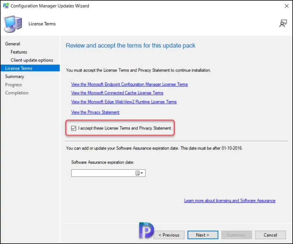 Complete SCCM 2211 Upgrade Guide 10 Configuration Manager 2211 License Terms