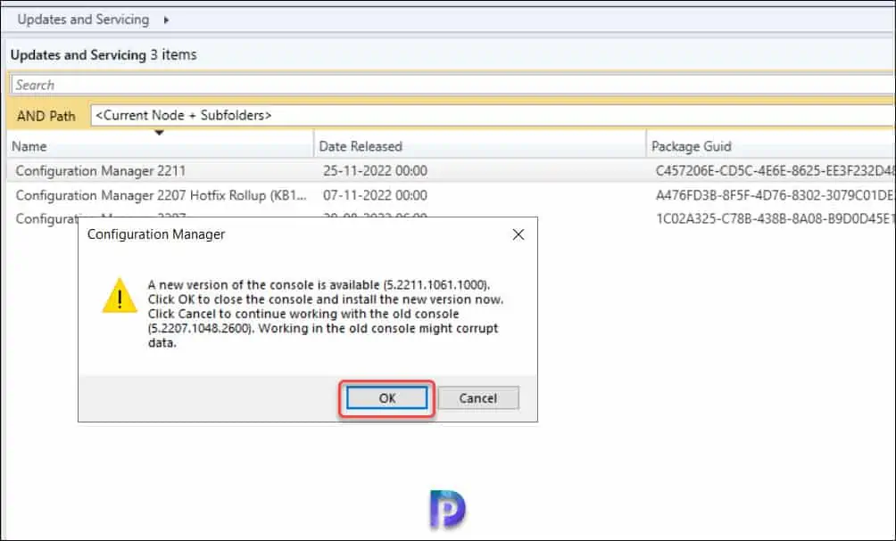 Complete SCCM 2211 Upgrade Guide 13 SCCM 2211 Console Upgrade