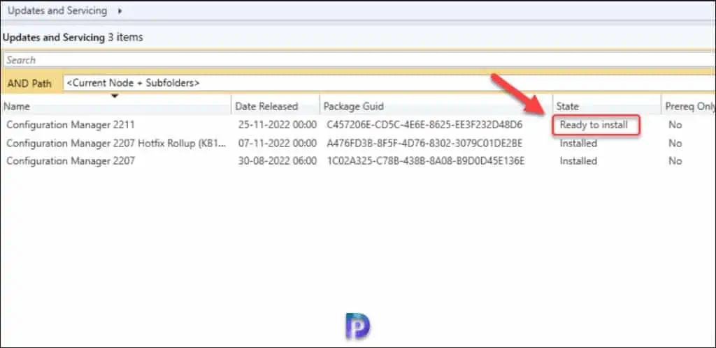 Complete SCCM 2211 Upgrade Guide 3 SCCM 2211 Update Ready to Install