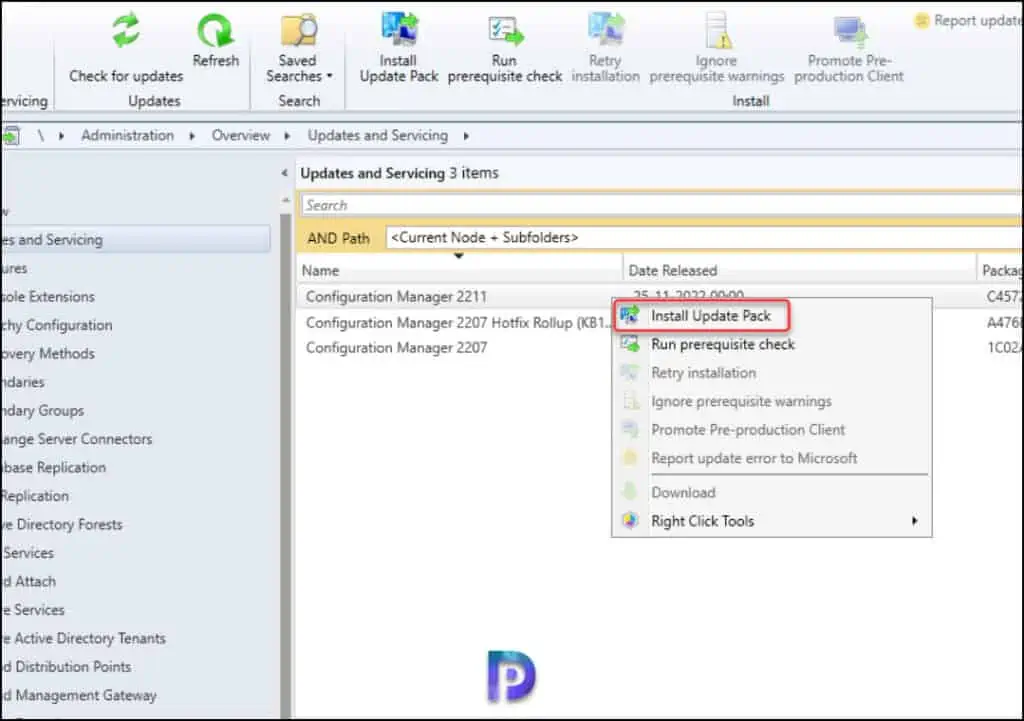 Complete SCCM 2211 Upgrade Guide 6 SCCM 2211 Upgrade Guide | Install ConfigMgr 2211 Update