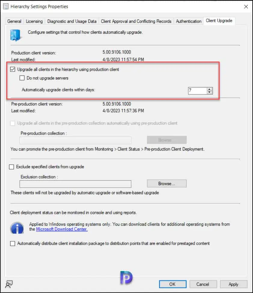 Complete SCCM 2303 Upgrade Guide 17 SCCM 2303 Upgrade – Upgrade Clients