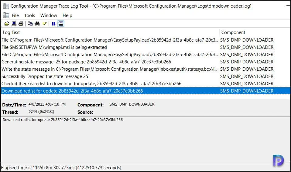 Complete SCCM 2303 Upgrade Guide 2 Monitor SCCM 2303 Update Download