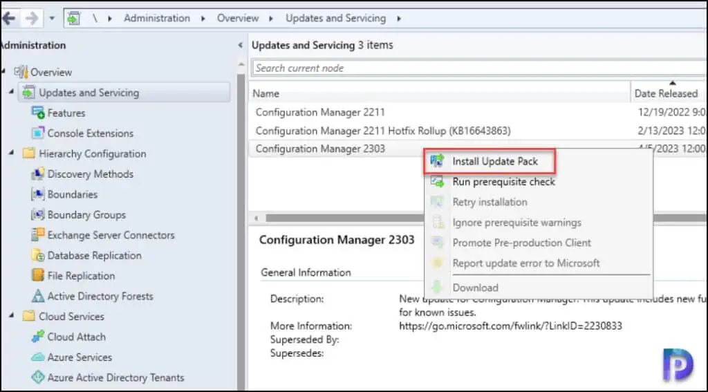 Complete SCCM 2303 Upgrade Guide 6 SCCM 2303 Upgrade