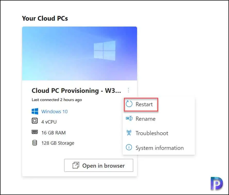 Troubleshoot Cloud PC Connection Errors | Windows 365 21 We couldn't connect to Cloud PC because there are currently no available resources
