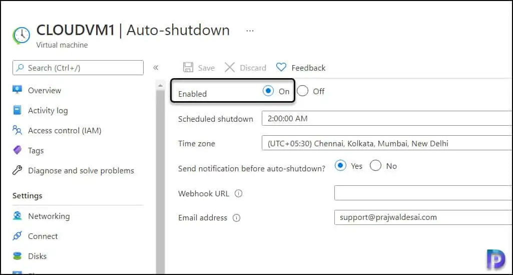 Quickly Turn Off Auto-Shutdown of Azure VM 2 Steps to Turn Off Auto-Shutdown of Azure VM