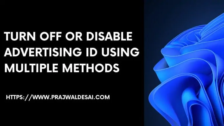 How to Disable Advertising ID using GPO (Group Policy)