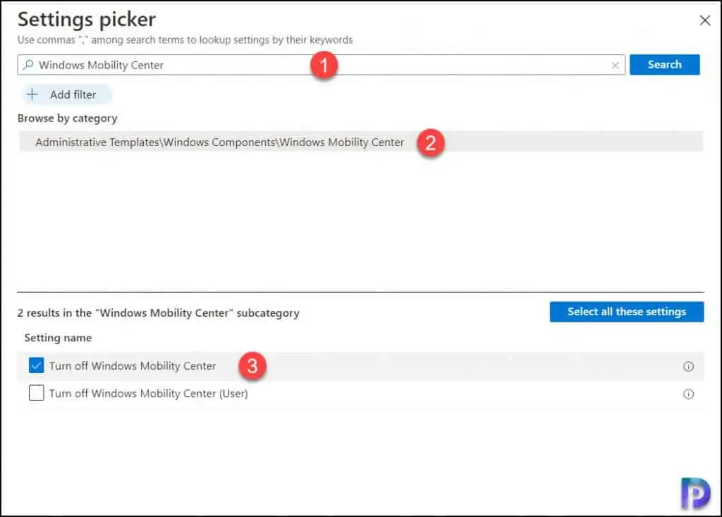 Turn Off Windows Mobility Center using Intune or GPO 6 Turn Off Windows Mobility Center using Intune