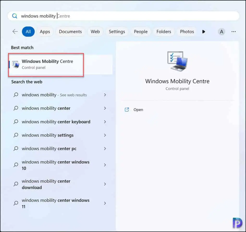 Turn off Windows Presentation Settings using Intune | GPO 10 Launch Windows Mobility Centre