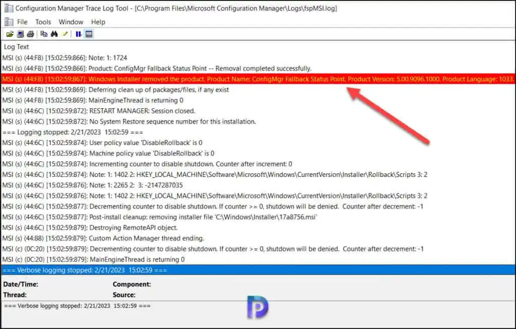 2 Ways to Uninstall or Remove SCCM Fallback Status Point Role 3 Remove SCCM Fallback Status Point Role