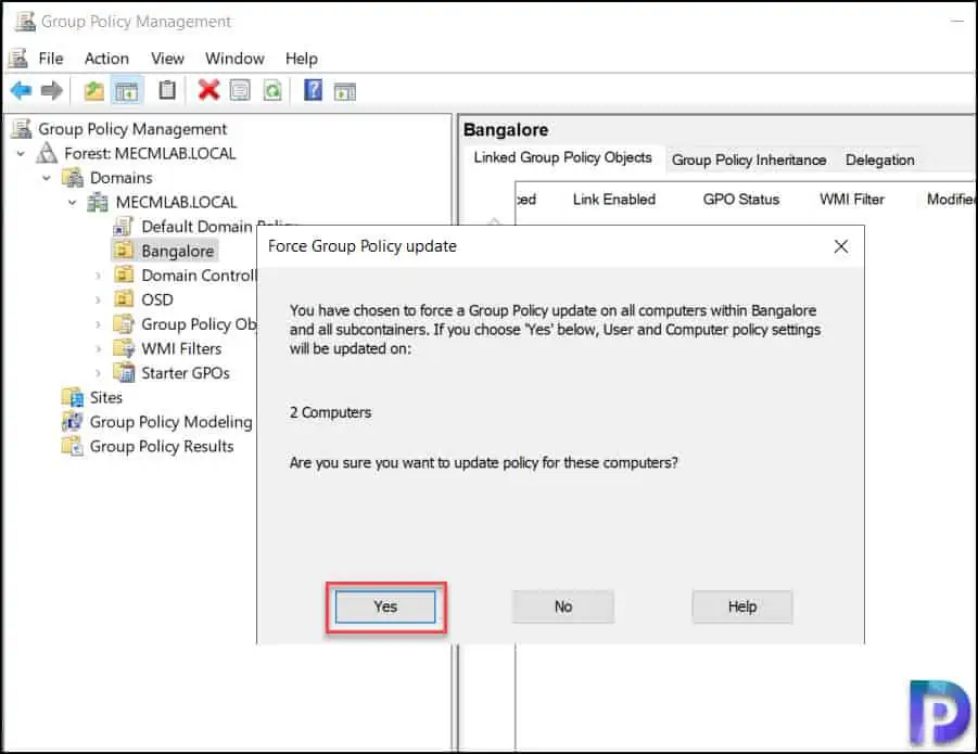 5 Methods to Update Group Policy on Remote Computers 3 Use Group Policy Management Console to run GPUpdate