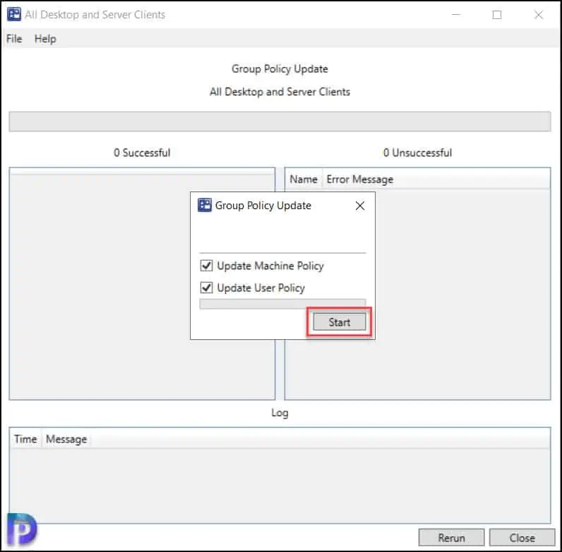 Update Group Policy on Remote Computers using Right Click Tools