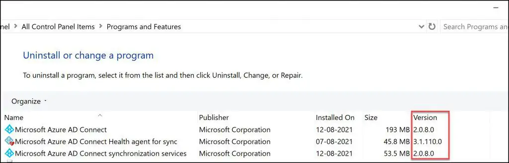 4 Proven Steps to Upgrade Azure AD Connect 11 Check Azure Active Directory Connect version