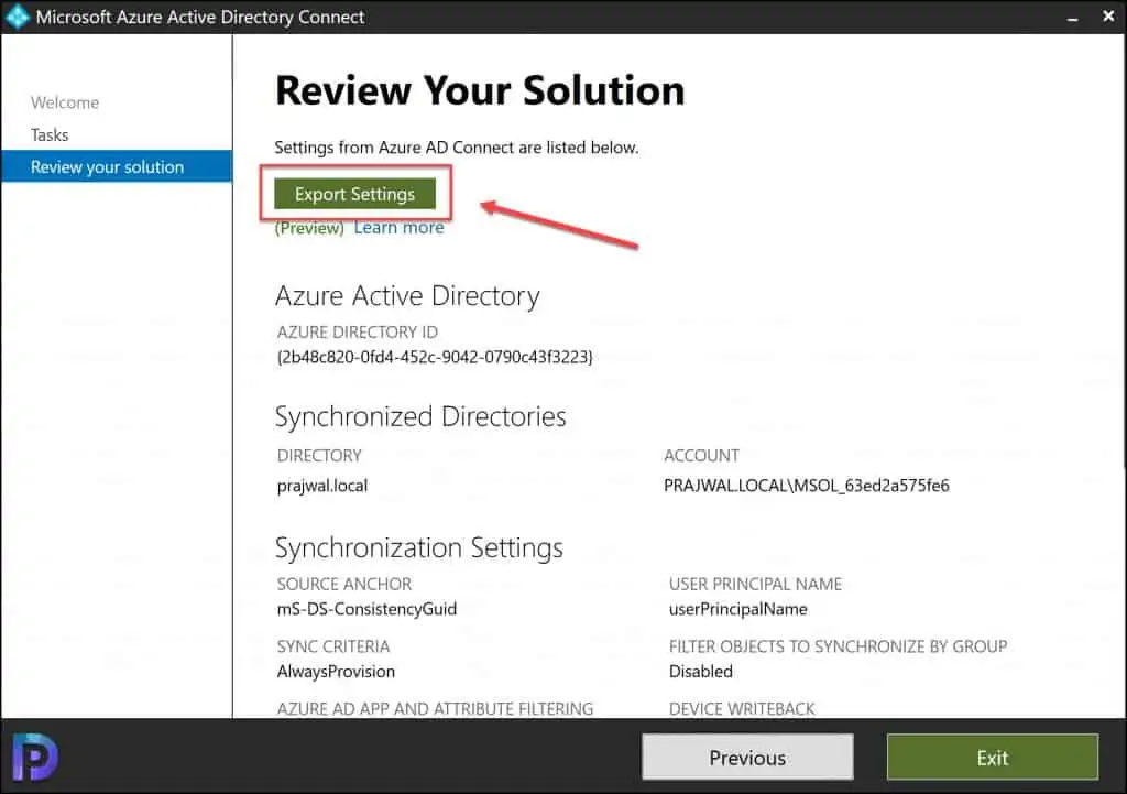 4 Proven Steps to Upgrade Azure AD Connect 5 Export Azure AD Connect Configuration
