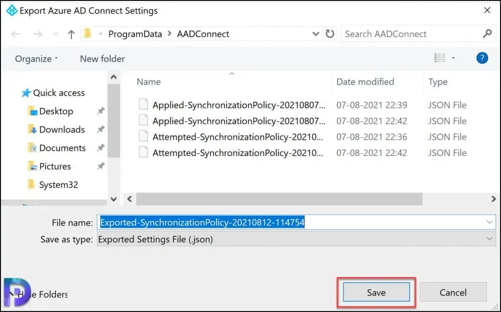 4 Proven Steps to Upgrade Azure AD Connect 6 Export Azure AD Connect Configuration