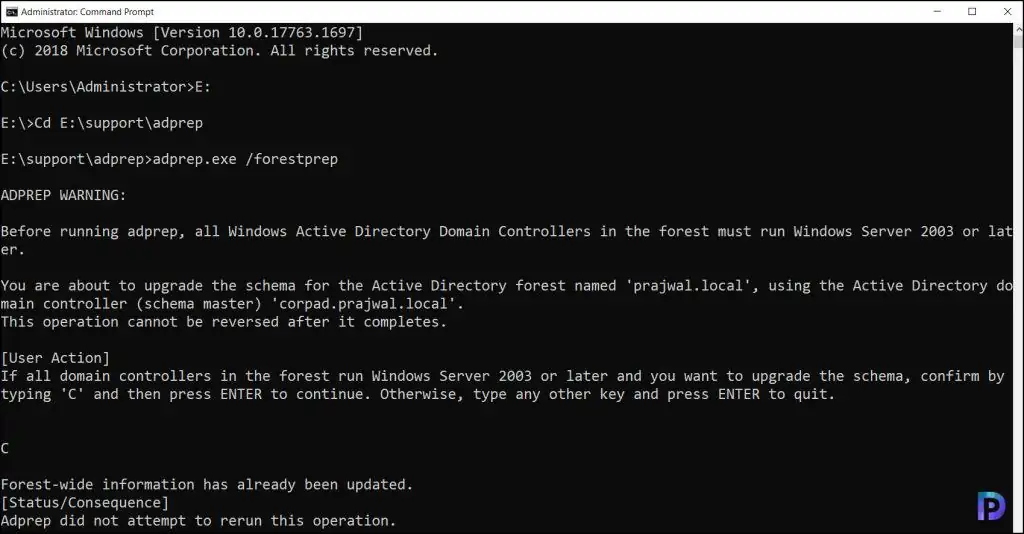 Upgrade Domain Controller - Server 2019 to Server 2022 1 Upgrade Schema for Active Directory Forest