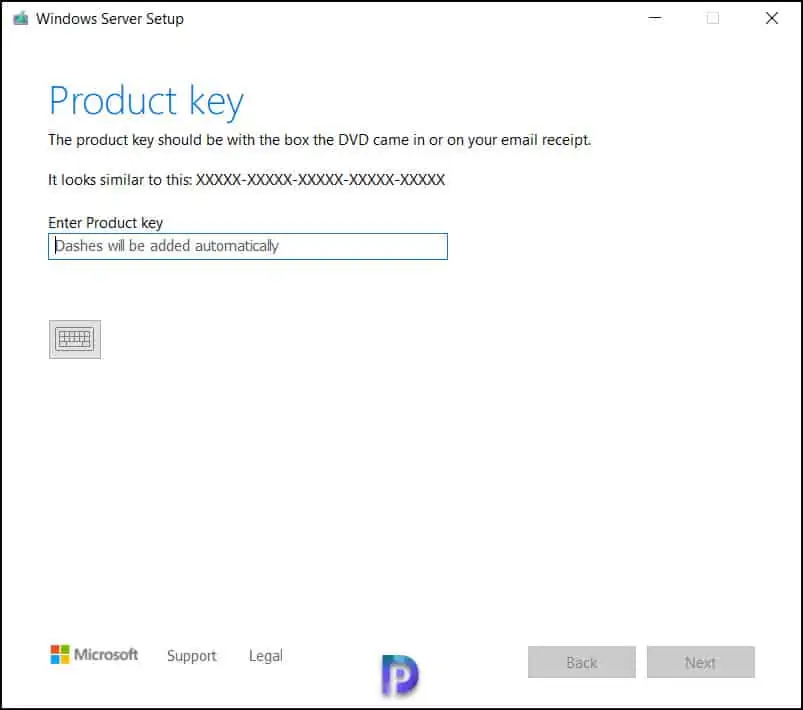Upgrade Domain Controller - Server 2019 to Server 2022 4 Enter the Windows Server 2022 Product Key