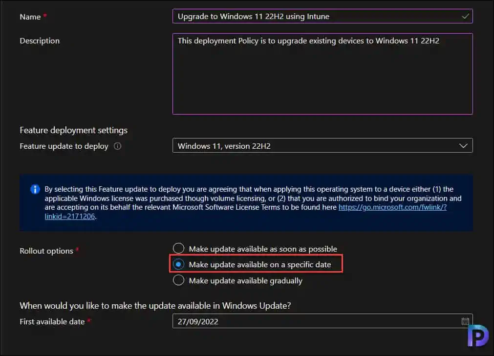 Upgrade to Windows 11 22H2 using Intune | Endpoint Manager 11 Windows 11 22H2 Rollout Options using Intune